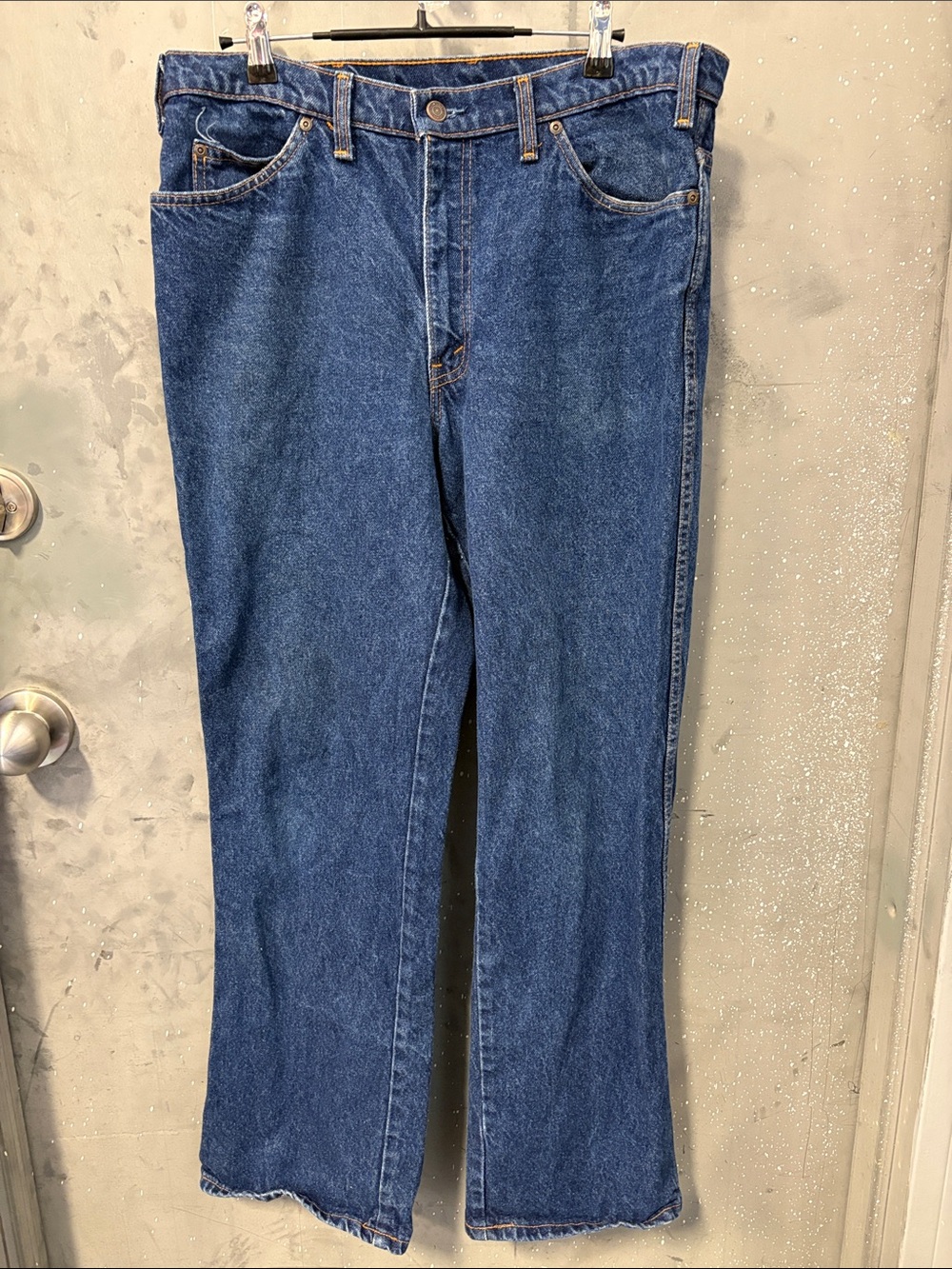 Vintage 1981 GWG Dark Blue Straight Leg Jeans 36/32